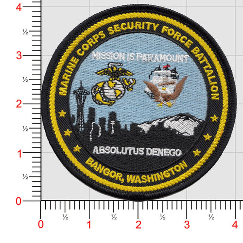 USMC Security Forces Bangor, WA Patch