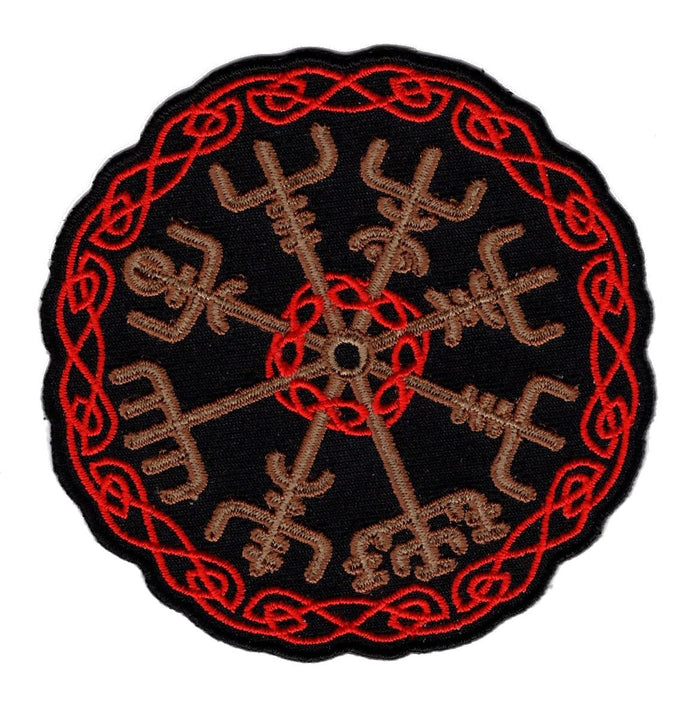 Viking Compass Vegvisir Patch (Iron On)