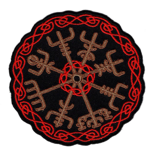 Viking Compass Vegvisir Patch (Iron On)