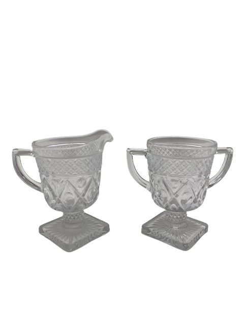 Vintage Imperial Cape Cod Sugar & Creamer Set.