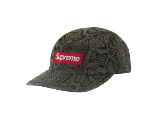 Washed Chino Twill Camp Cap Snake
