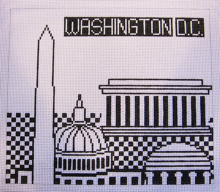 Needlepoint San Francisco Canvas