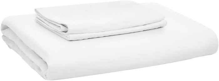 Weavve Home Lyocell Fitted Sheet Set California King Size Cloud White