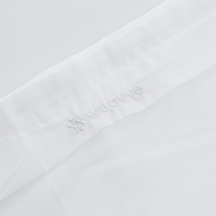 Weavve Home Lyocell Fitted Sheet Set California King Size Cloud White