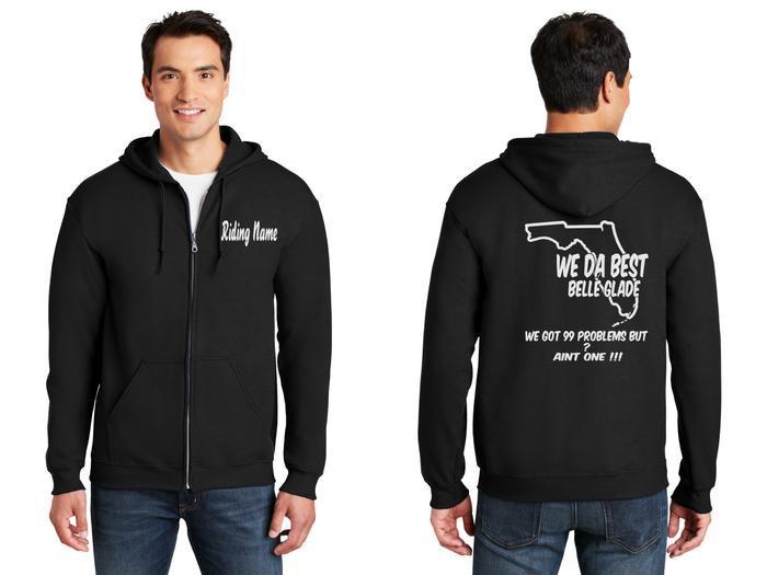 WeDaBest Belle Glade - Reflective Zippered Hoodie