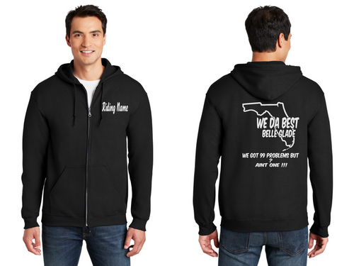 WeDaBest Belle Glade - Reflective Zippered Hoodie