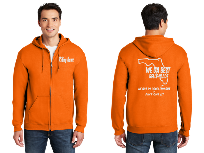 WeDaBest Belle Glade - Reflective Zippered Hoodie