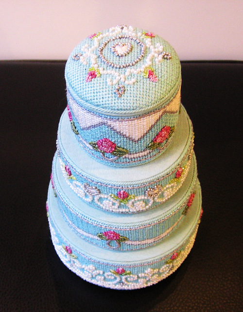 Needlepoint Wedding Cake Canvas