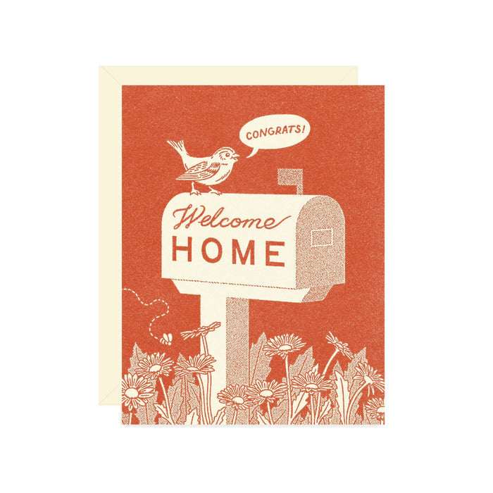 Welcome Home Mailbox Card