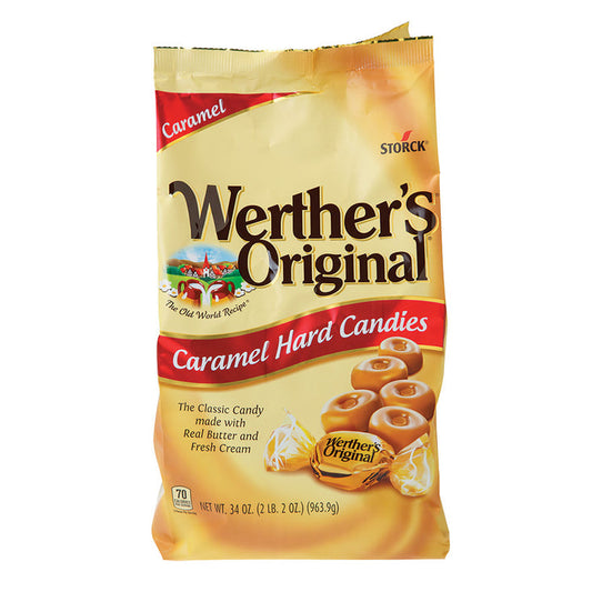 Werther's Original Caramel Hard Candy Bag - 6 Count