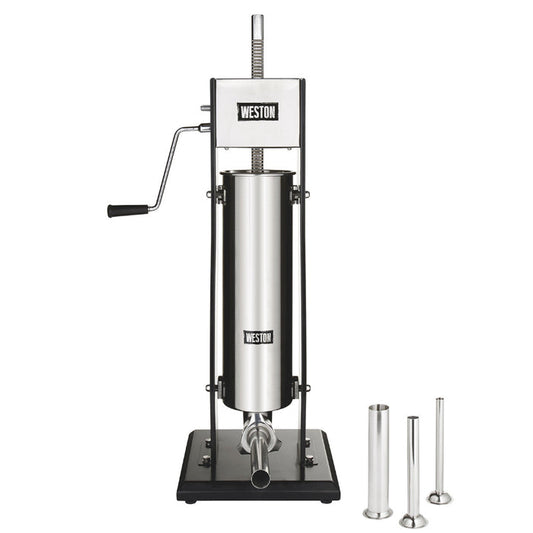 WESTON 86-1501-W 15 Lb Dual Speed Vertical Sausage Stuffer - Blemished package with full warranty