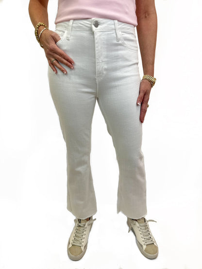 White Flare Denim Jeans