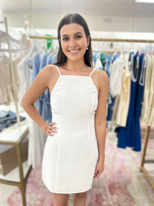 White Mini Dress