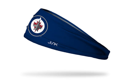 Winnipeg Jets: Logo Blue Big Bang Lite Headband - View 1