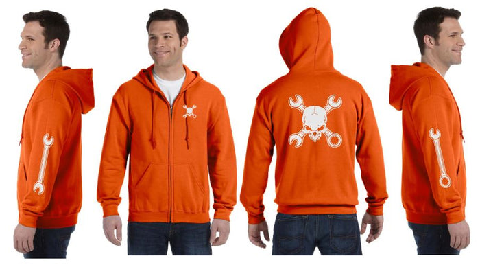 Wrenches Reflective Hoodie - Zippered