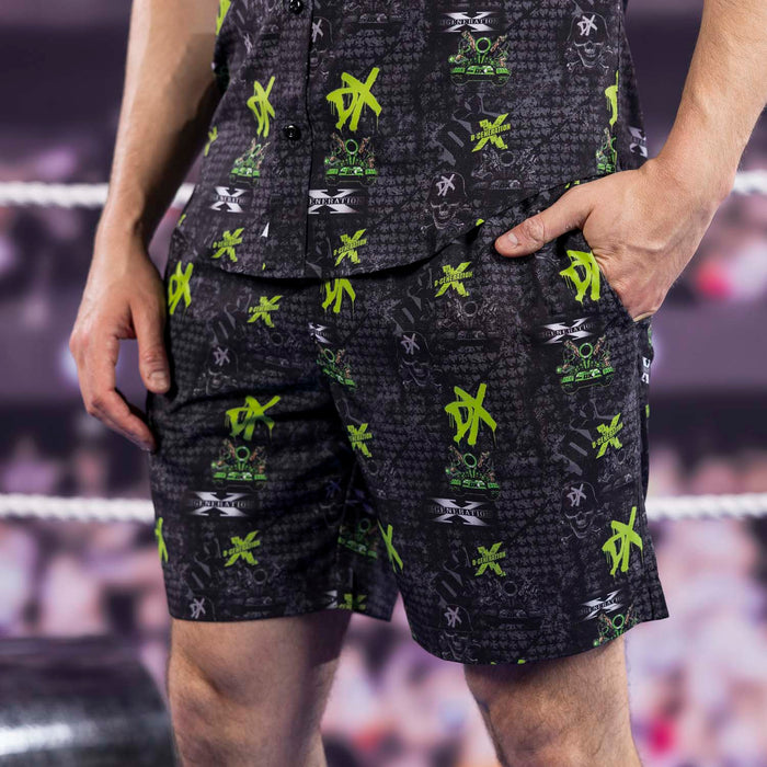 RSVLTS WWE Hybrid Shorts Summerslam "DX"_ Hybrid Shorts Summerslam "DX"_ Hybrid Shorts