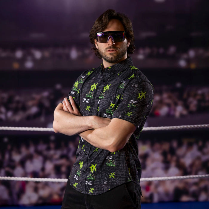 RSVLTS WWE Short Sleeve Shirt Summerslam "DX"_ KUNUFLEX Short Sleeve Shirt Summerslam "DX"_ KUNUFLEX Short Sleeve Shirt