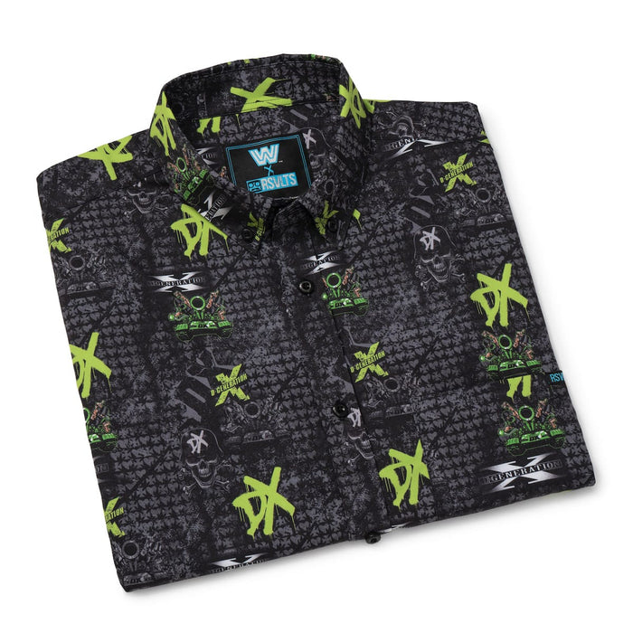 RSVLTS WWE Short Sleeve Shirt Summerslam "DX"_ KUNUFLEX Short Sleeve Shirt Summerslam "DX"_ KUNUFLEX Short Sleeve Shirt