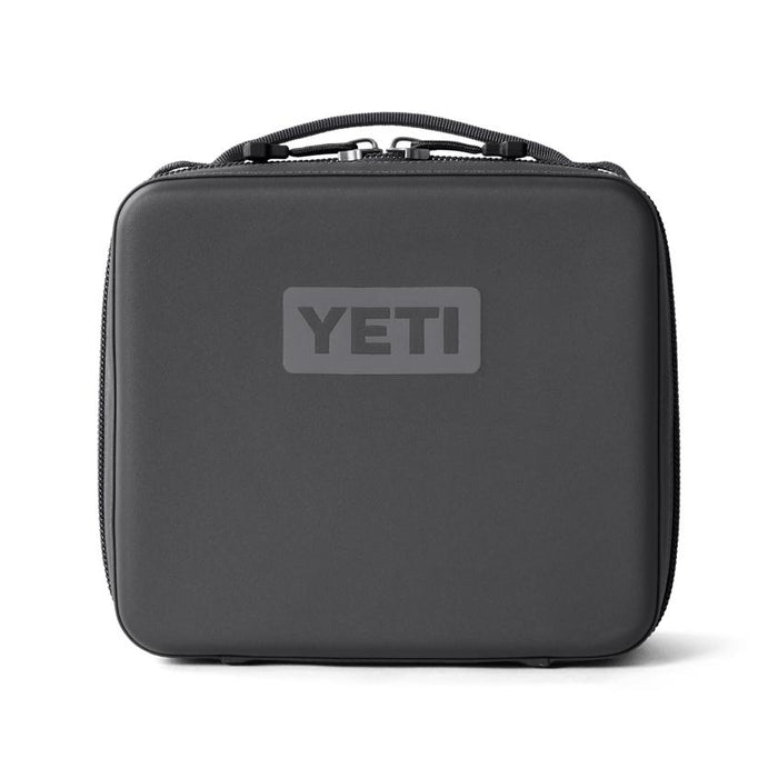 Charcoal grey YETI Daytrip 3L insulated lunch box with a rugged, water-resistant shell and top carrying handle.
