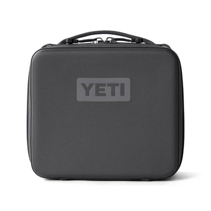 Charcoal grey YETI Daytrip 3L insulated lunch box with a rugged, water-resistant shell and top carrying handle.