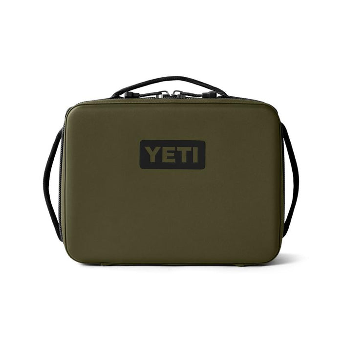 Olive green YETI Daytrip 5L insulated lunch box with a rigid, water-resistant exterior and top carry handle.