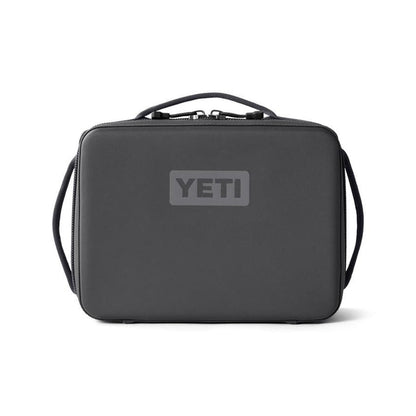 Charcoal grey YETI Daytrip 5L insulated lunch box with a rigid, water-resistant exterior and top carry handle.