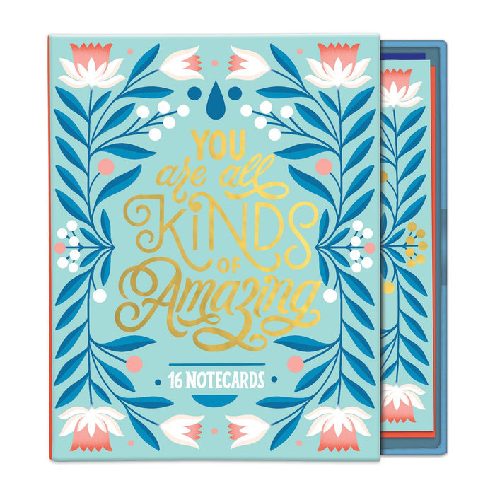 You Are All Kinds of Amazing Greeting Assortment Notecard Box Greeting Cards Galison