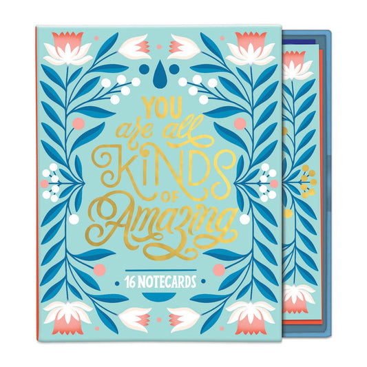 You Are All Kinds of Amazing Greeting Assortment Notecard Box Greeting Cards Galison