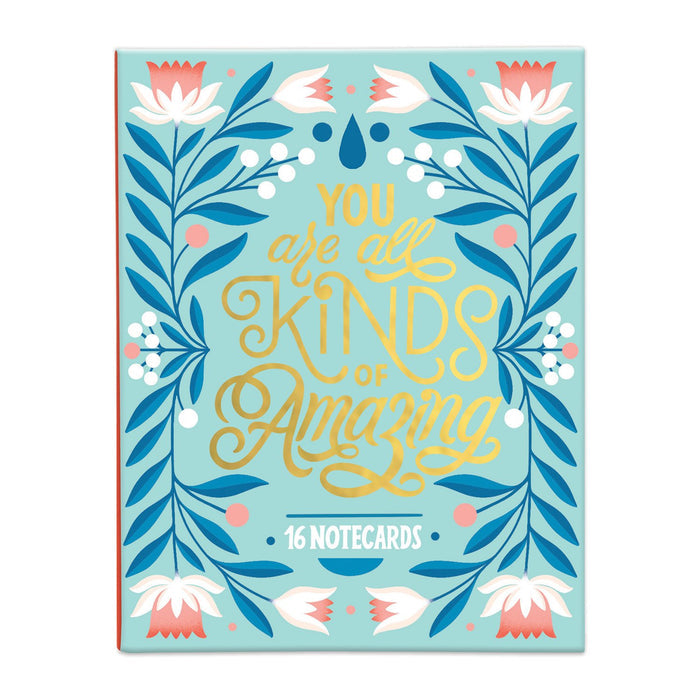You Are All Kinds of Amazing Greeting Assortment Notecard Box Greeting Cards Galison