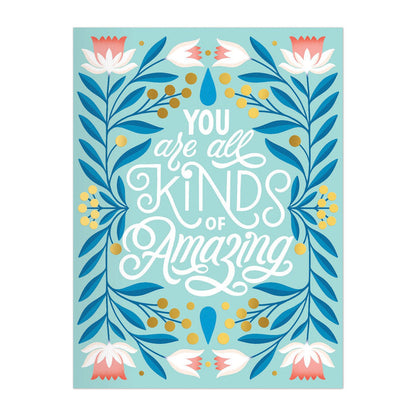 You Are All Kinds of Amazing Greeting Assortment Notecard Box Greeting Cards Galison