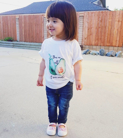 You're All I Avo Wanted Avocado Organic Toddler T-Shirt
